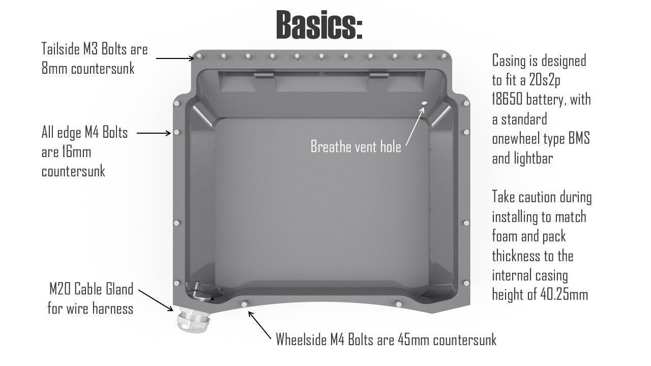 XR Stock Battery Casing